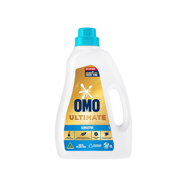 OMO Ultimate Sensitive 2L Laundry Liquid Your Solution for Fresh Clean Clothes