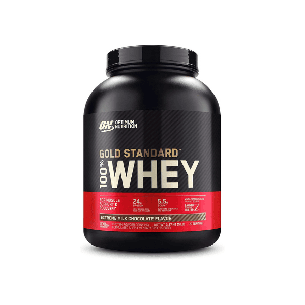 OPTIMUM NUTRITION Gold Standard 100% Whey Protein Powder Extreme Milk Chocolate Flavor 2.27 kg