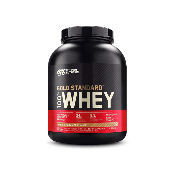 OPTIMUM NUTRITION Gold Standard 100% Whey Protein Powder Salted Caramel Flavor 2.27 kg