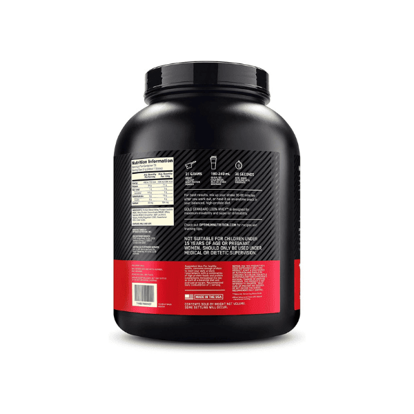 OPTIMUM NUTRITION Gold Standard 100% Whey Protein Powder Strawberry Banana Flavor 2.27 kg