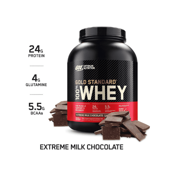 OPTIMUM NUTRITION Gold Standard 100% Whey Protein Powder Extreme Milk Chocolate Flavor 2.27 kg