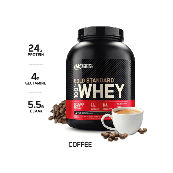 OPTIMUM NUTRITION Gold Standard 100% Whey Protein Powder Coffee Flavor 2.27 kg