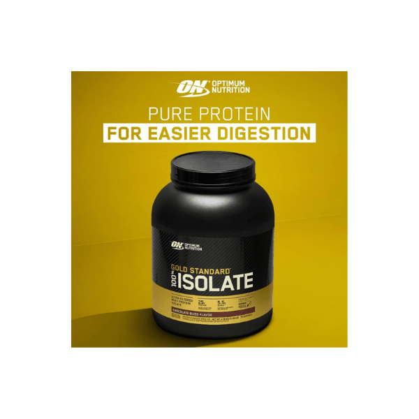 OPTIMUM NUTRITION Gold Standard Isolate Protein 2.36kg Chocolate Flavour Supports Muscle Growth