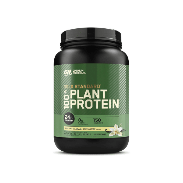 OPTIMUM NUTRITION Gold Standard Plant Protein Creamy Vanilla 727g 20 Servings for Vegan Recovery