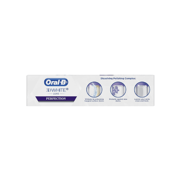 Oral-B 3D White Luxe Perfection Toothpaste 95g Tube