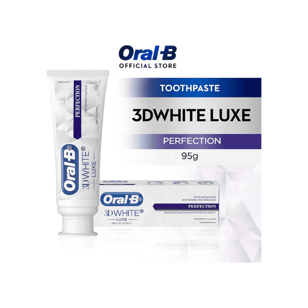 Oral-B 3D White Luxe Perfection Toothpaste 95g Tube