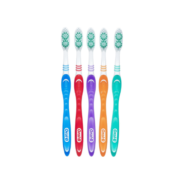 Oral-B All Rounder Medium Fresh Clean Toothbrush 5Pack