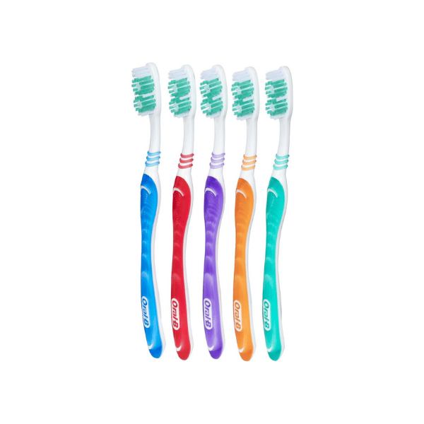 Oral-B All Rounder Medium Fresh Clean Toothbrush 5Pack