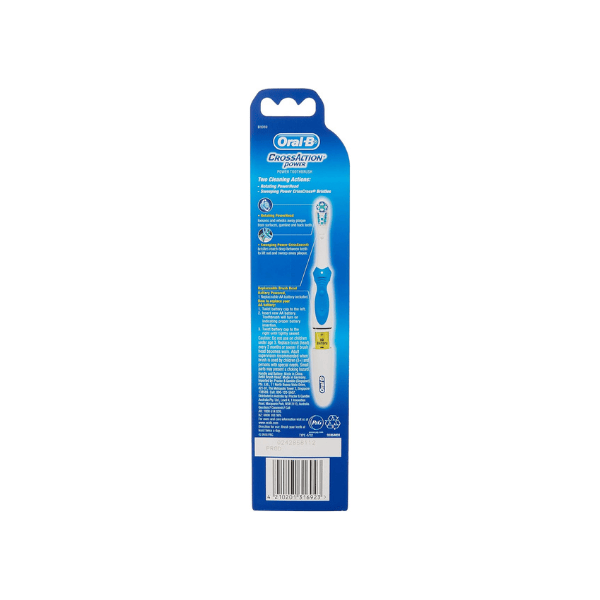 Oral-B Cross Action Power Dual Clean Electric Toothbrush Medium Single Pack