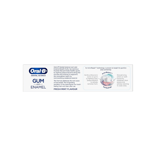 Oral-B Dental Science Gum and Enamel Breath Freshening Toothpaste 110g