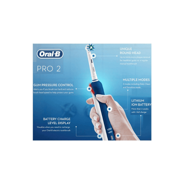 Oral-B Pro 2000 Electric Toothbrush in Dark Blue