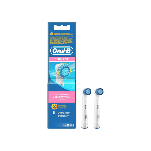 Oral-B Sensitive Electric Toothbrush Head Refills 2 Pack