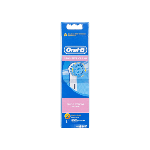 Oral-B Sensitive Electric Toothbrush Head Refills 2 Pack