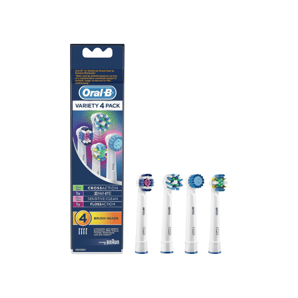 Oral-B 4 Pack Variety Replacement Electric Toothbrush Heads