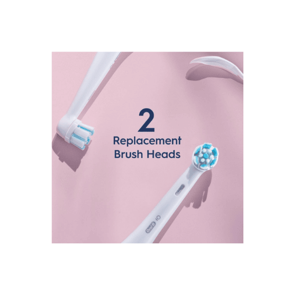 Oral-B iO Series Gentle Care Replacement Brush Heads for Electric Toothbrushes 2Pack White