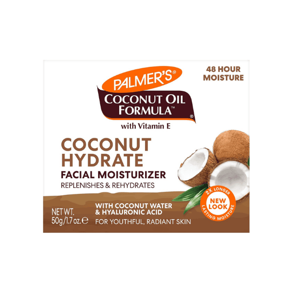 PALMER'S 50g Coconut Water Facial Moisturizer Lightweight Hydration with Coconut Oil