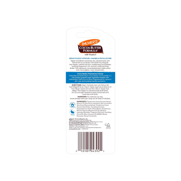 PALMER'S 25g Cocoa Butter Heel Repair Moisturizing Formula for Smooth Soft Heels