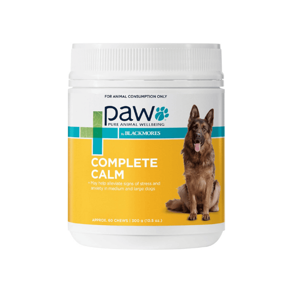 PAW by Blackmores Complete Calm for Dogs 60 Chews to Soothe Stress & Anxiety Naturally