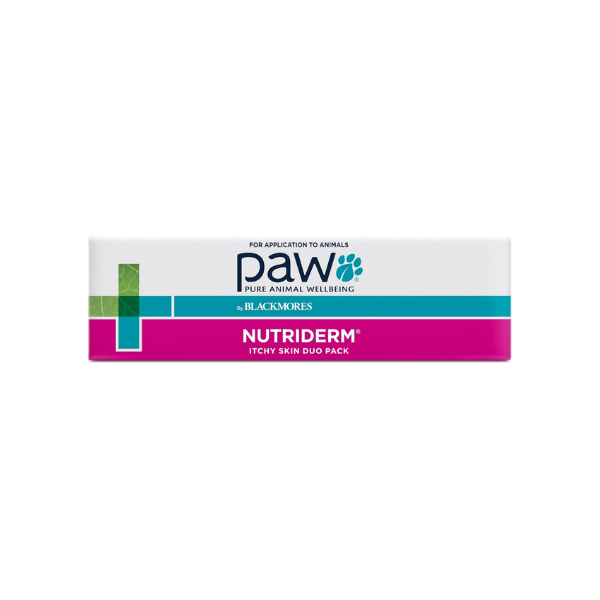 PAW NutriDerm Itchy Skin Duo Pack 2x200ml for Dogs & Cats Moisturizes and Relieves Dry Skin