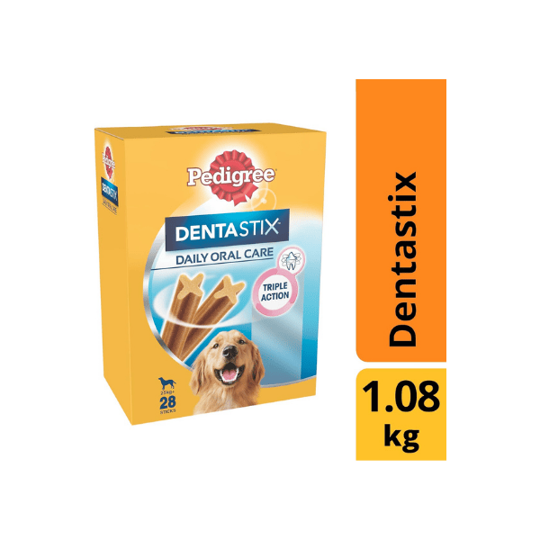 PEDIGREE DentaStix 28 Sticks for Large & Giant Breeds Dental Care Chews for Healthy Teeth