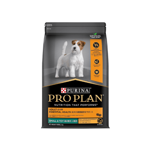 PRO PLAN Small & Toy Breeds Adult Dog Food 2.5kg Chicken for Healthy Dogs