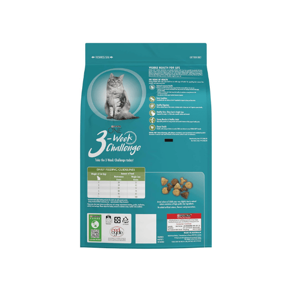 PURINA ONE 2.8kg Adult Indoor Dry Cat Food with Chicken