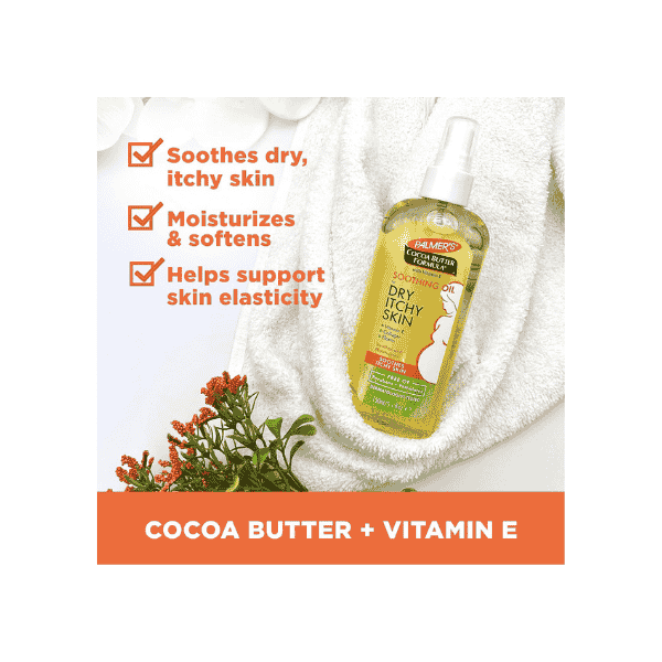 Palmer's Cocoa Butter Formula Soothing Oil for Dry/Itchy Skin 5.1oz Nourish & Soothe