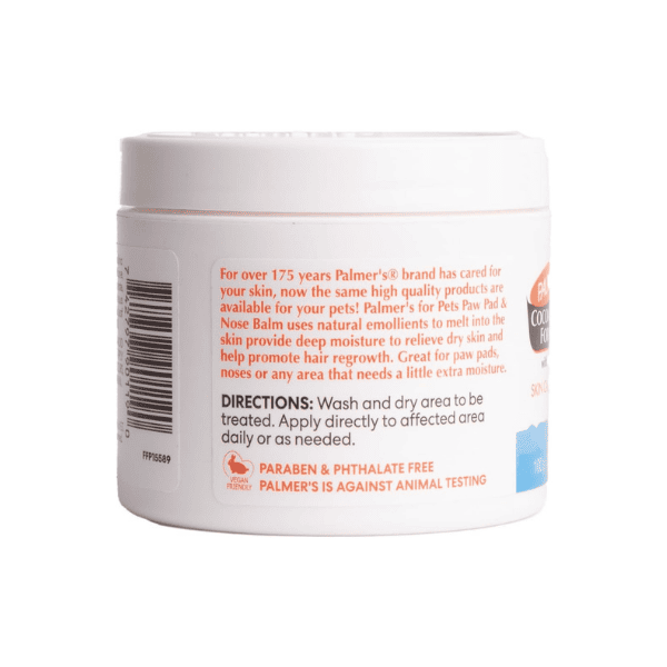 Palmer’s Fragrance-Free Cocoa Butter Dog Skin Soother Balm Vitamin E Care for Dry Paws & Skin