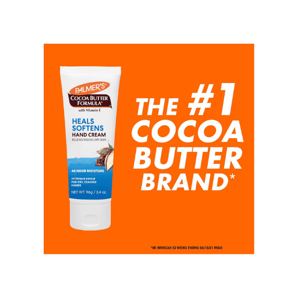 Palmer's Cocoa Butter Hand Cream 96g Hydrating and Repairing for Soft Healthy Hands