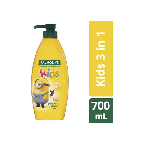 Palmolive Kids 3-in-1 No Paraben Just Fun with Minions Funny Honey 700mL