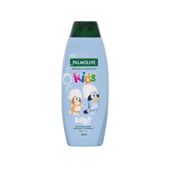 Palmolive 3-in-1 Bluey Shampoo & Body Wash for Kids Berrylicious 350mL