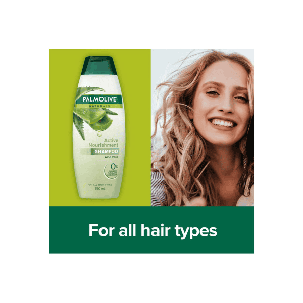 Palmolive Naturals Shampoo Aloe Vera & Fruit Vitamins for Soft Healthy Hair 350ml