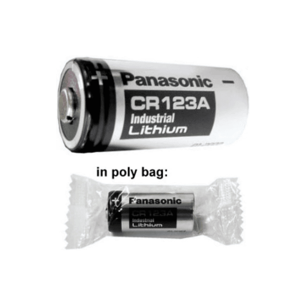 Panasonic CR123 Photo Lithium Batteries Pack of 2