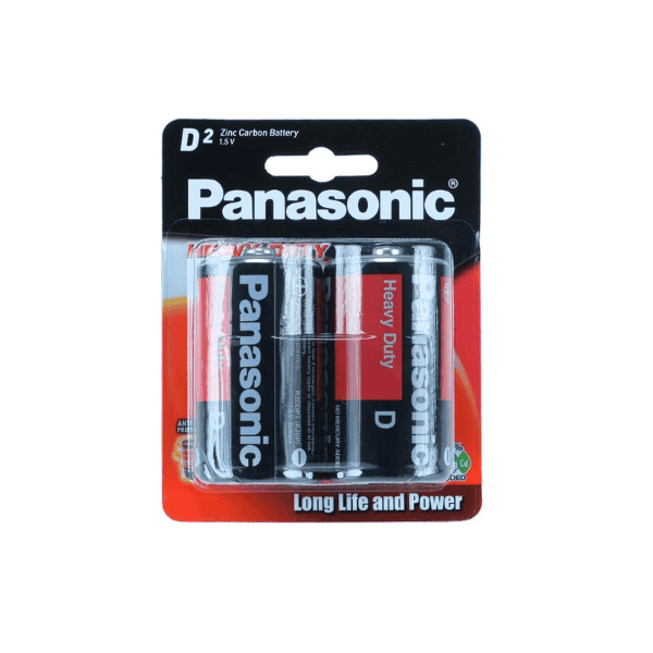 Panasonic D Heavy Duty Batteries pack of 2