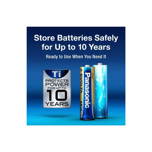 Panasonic Evolta AA Premium Alkaline Batteries Pack of 2