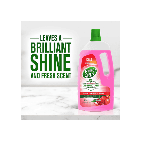 Pine O Cleen 1.5L Pomegranate Floor Cleaner Disinfect & Freshen Your Home