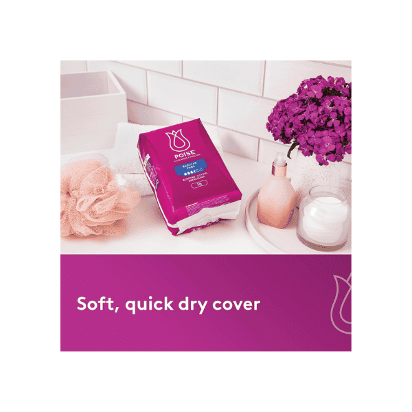 Poise Regular Absorbency Ultrathin Pads 14 Pack for Comfort and Leak-Free Confidence