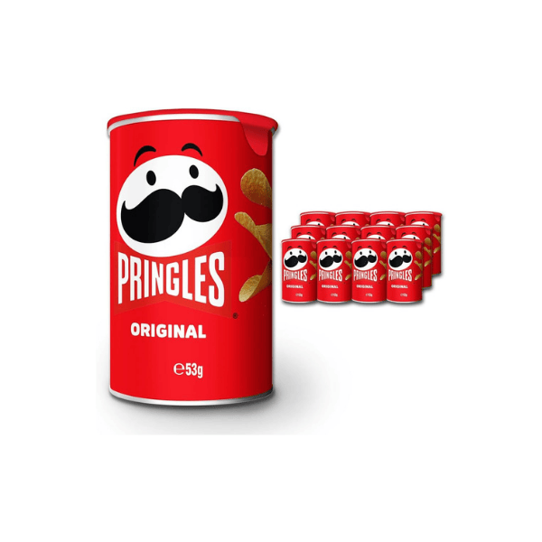 Pringles Original Stacked Potato Chips 53g for Every Occasion 12 pack