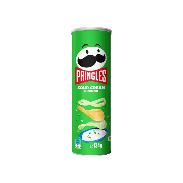 Pringles Sour Cream and Onion Stacked Chips Perfect for Sharing 53 g 12 Pack