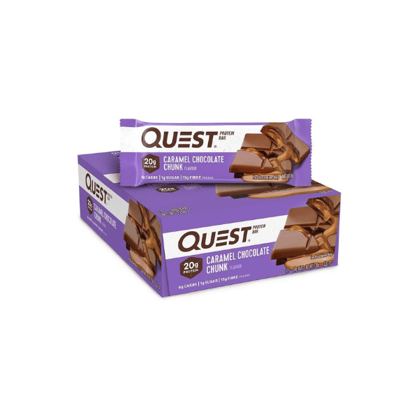 Quest Nutrition Cookie Dough Protein Bars with Chocolate Chips High Protein Low Carb Keto Friendly 12 Count