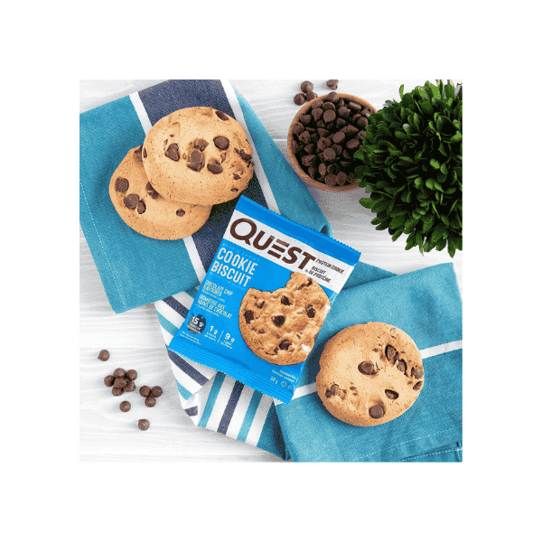 Quest Nutrition Chocolate Chip Protein Cookies Keto Friendly High Protein Low Carb 12 Pack