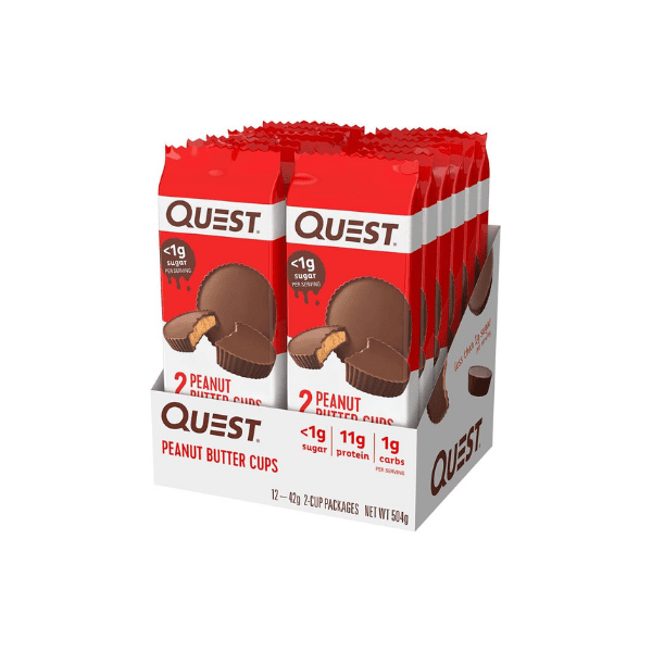 Quest Nutrition Peanut Butter Cup Protein Treats High Protein Low Carb Keto Friendly 12 Pack