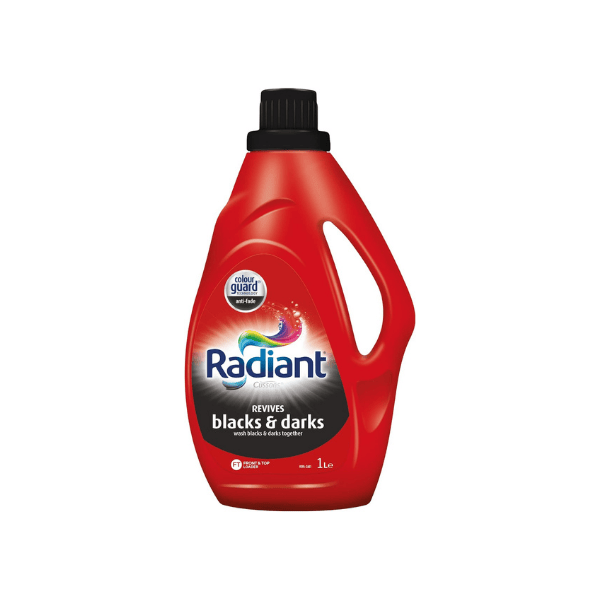 Radiant 1L Liquid Laundry Detergent Preserve Rich Colours in Dark Fabrics