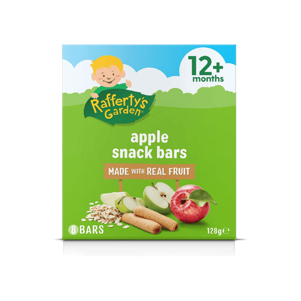 Rafferty’s Garden Apple Fruit Bars Healthy Baby Snack 128g 6-Pack