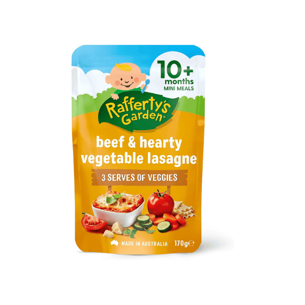 Rafferty’s Garden 10+ Month Baby Food Beef & Vegetable Lasagne 170g 6 Jars