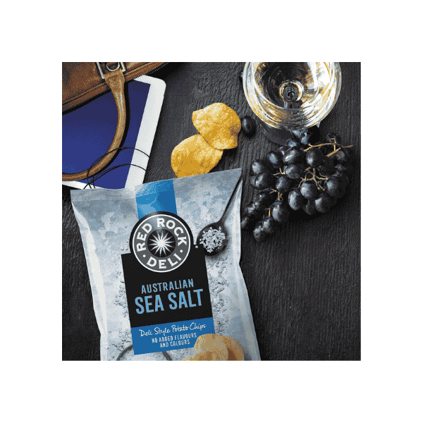 Red Rock Deli Sea Salt Potato Chips 165g of Deliciousness for Everyone