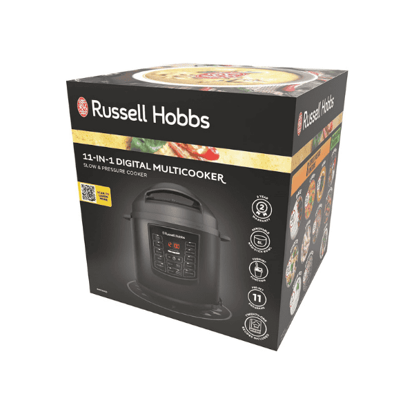 Russell Hobbs 11-in-1 Digital Multicooker 6L Matte Black