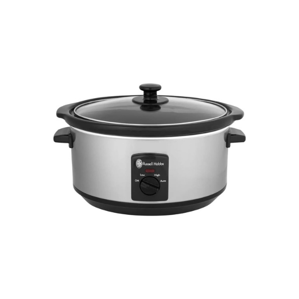 Russell Hobbs 3.5L 3 Heat Settings Slow Cooker Silver