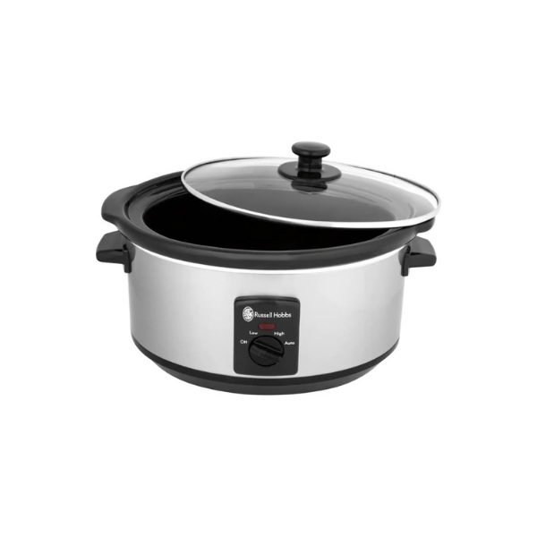 Russell Hobbs 3.5L 3 Heat Settings Slow Cooker Silver