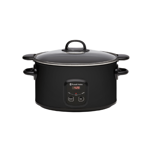 Russell Hobbs 6L  Slow Cooker RHSC650BLK 3 Heat Settings Matte Black